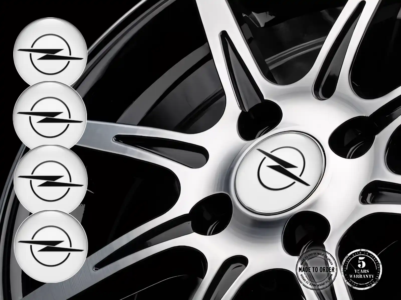 Opel Autocollants Bombés Personnalisés Étiquettes Premium